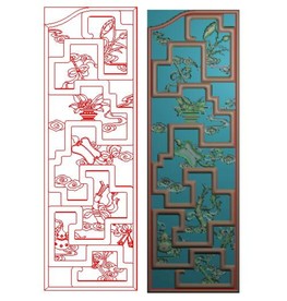 八仙八宝精雕图