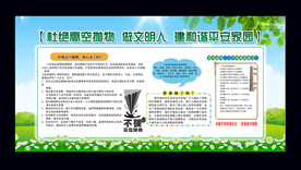 高空抛物宣传栏