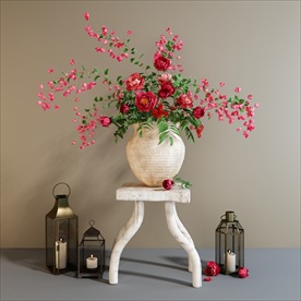 乡村风格装饰品模型