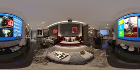 现代风格小公寓全景模型