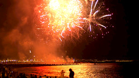 烟花  氛围 过年 喜庆