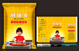 胡辣汤包装(展开图)