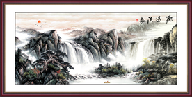 国画山水国画山水画