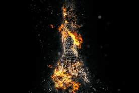 火焰埃菲尔铁塔