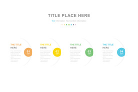 PPT商务简约流程图信息图表