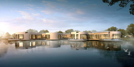 现代滨水建筑景观