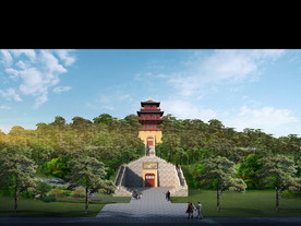 古塔设计效果图