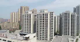 精品楼盘航拍4K高清视频素材