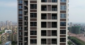 城市无人机航拍楼盘4K高清视频