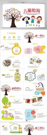 儿童教育教学工作总结汇报PPT