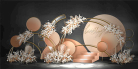 花纹花卉婚礼布置效果图