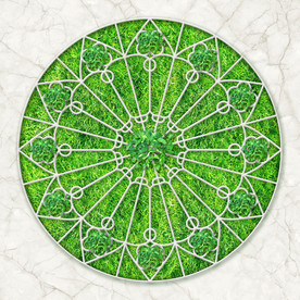 大理石绿草天顶