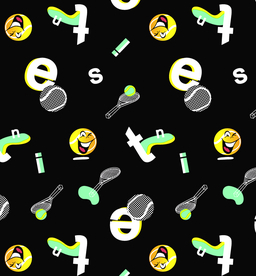 卡通 字母 表情