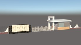 大门和造型围墙电动门