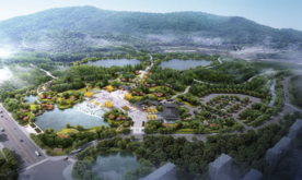 公园景观设计鸟瞰图