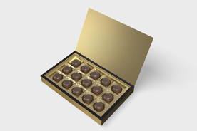 奢华巧克力包装盒样机