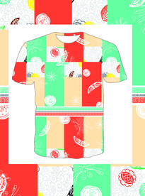 潮流印花 高清分层原图