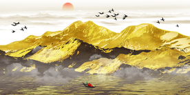 装饰画 金山