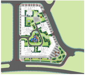 小区景观设计平面图