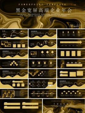 宽屏典礼会议策划庆典背景PPT