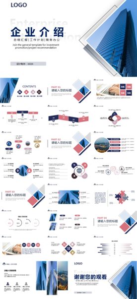 商务会议汇报项目介绍PPT