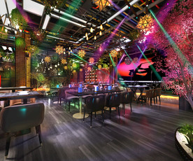 音乐餐厅室内设计案例效果图