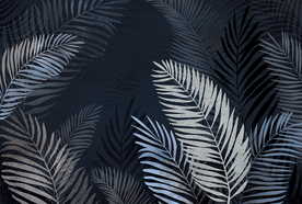 手绘北欧复古植物花卉