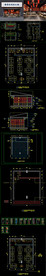 鸭肠火锅店CAD施工图 效果图