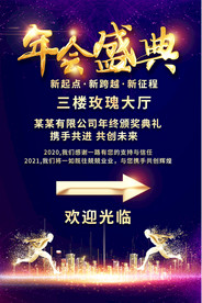 企业年会会议指示牌引导牌导视牌