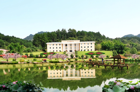 池塘景观设计效果图