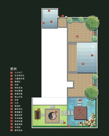 别墅庭院景观设计平面图