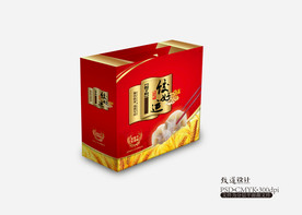 饺子粉包装提盒