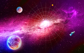 紫色星空