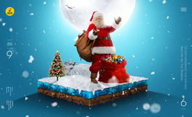 圣诞老人小景合成