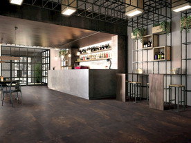 仿古砖瓷砖空间效果图