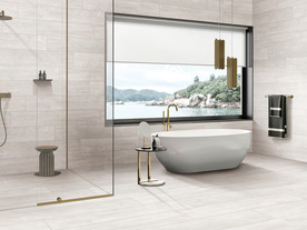 仿古砖瓷砖空间效果图