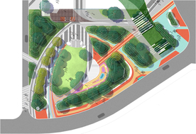 现代广场景观设计平面图