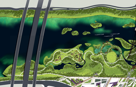 滨水公园景观设计平面图