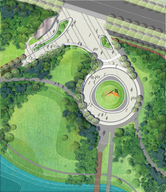 公园景观设计平面图