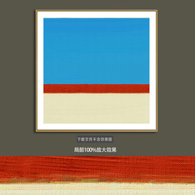 抽象油画装饰画轻奢手绘极简画