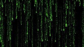 黑客帝国数字流视频素材