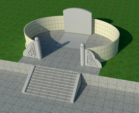 墓地建筑设计案例效果图