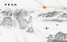 大理石电视背景墙