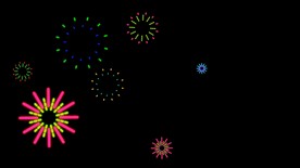 mg卡通烟花爆炸前景小动画素材