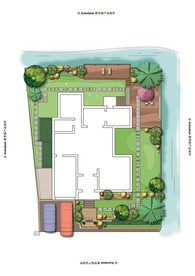 别墅庭院景观设计平面图