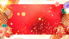 金色大气 新年视频背景素材