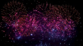 过年春节庆祝烟花礼花4K视频