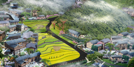 民俗度假 花田 民俗院子 田园