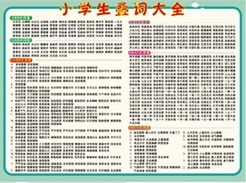 小学生叠词大全