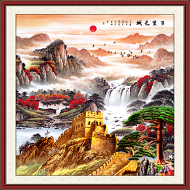 长城山水画